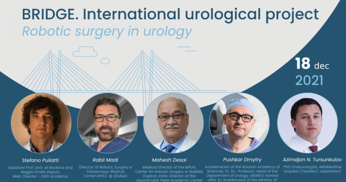 BRIDGE. International urological project.